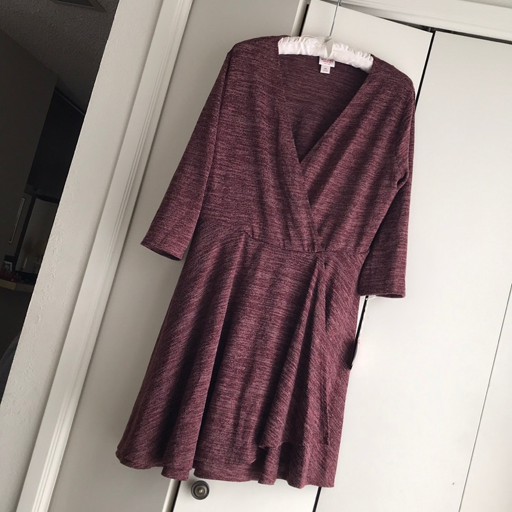 Burgundy Dress